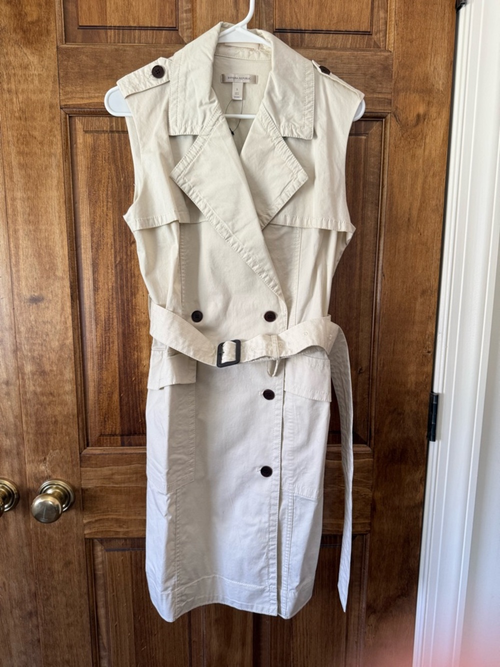 Banana Republic Sleeveless Trench Dress